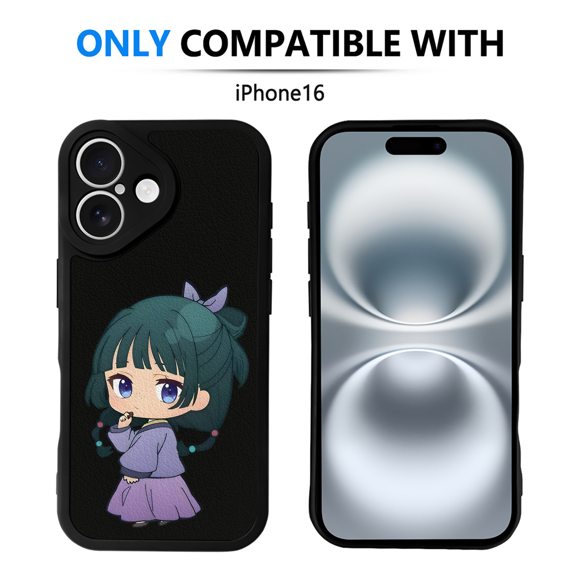 薬屋のひとりごと The Apothecary Diaries 【iPhone 16シリーズ対応】シリコンスマホケース（レザー調） 材質：シリコン